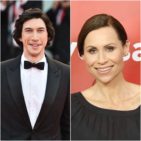 is adam driver related to minnie driver